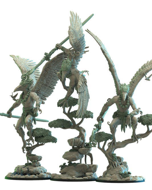 Hachidori Tengus (x3) Tengu - TTRPG - Wargaming - Dungeons and Dragons