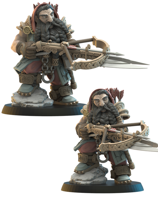 Harald, Armbrøst Hero - Dwarven - TTRPG - Wargaming - LOTR - Dungeons and Dragons
