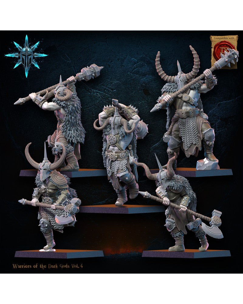 Heavy Weapon Barbarian Regiment (x10) - Warriors of the Dark Gods - TTRPG - Wargaming - Dungeons and Dragons