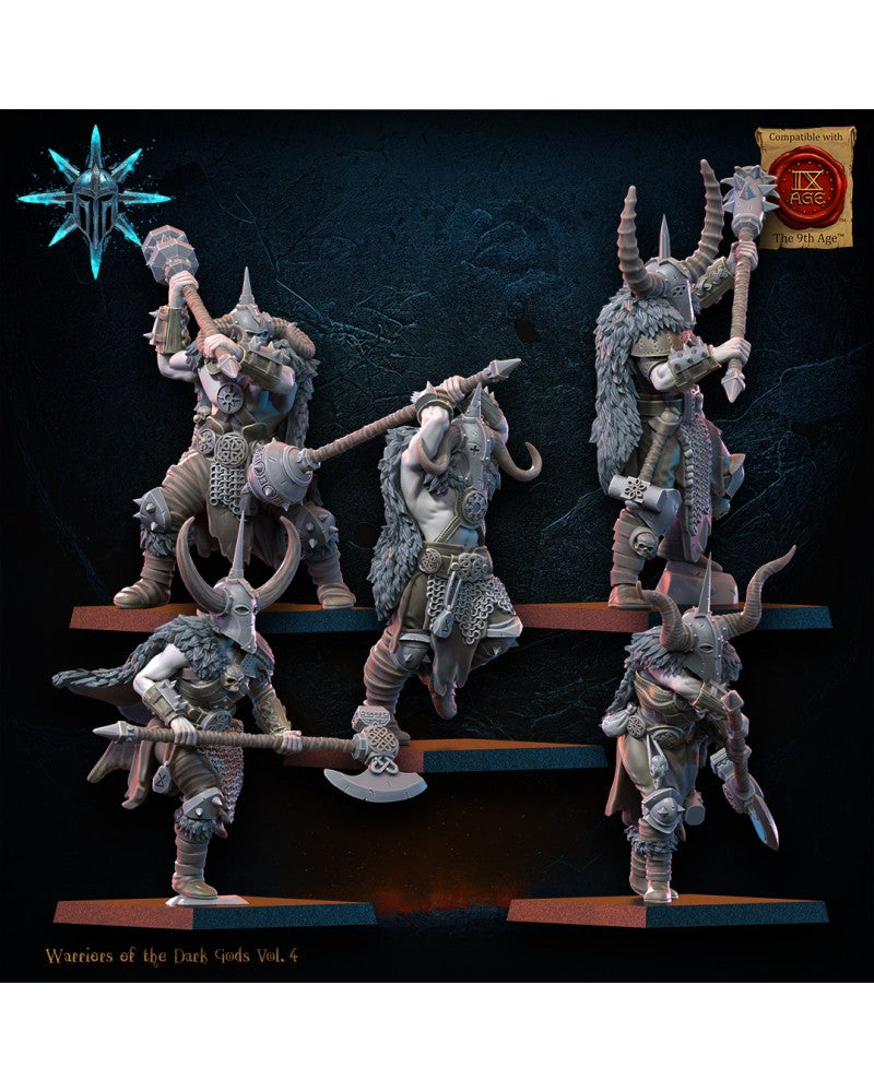 Heavy Weapon Barbarian Regiment (x10) - Warriors of the Dark Gods - TTRPG - Wargaming - Dungeons and Dragons
