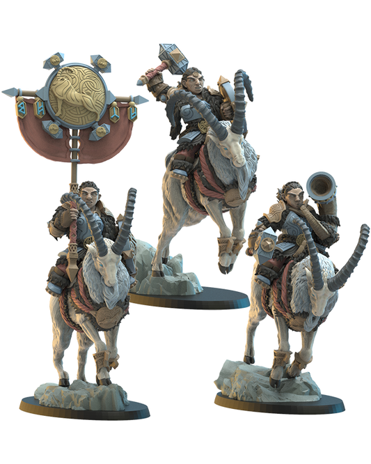 Heiðrun Regiment CG (x3) - Dwarves - TTRPG - Wargaming - LOTR - Dungeons and Dragons