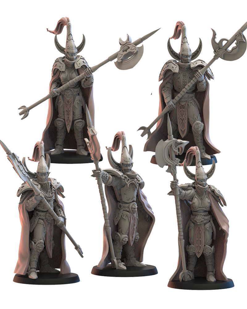 Hisui Guard (x10) - Night Elves - TTRPG - Wargaming - Dungeons and Dragons