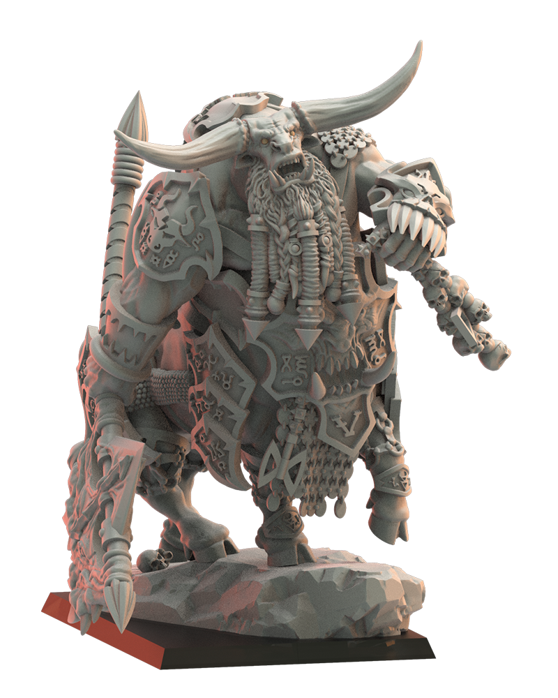 Hurgroth, Taurukh Hero - Bull Centaur - TTRPG - Wargaming - Dungeons and Dragons