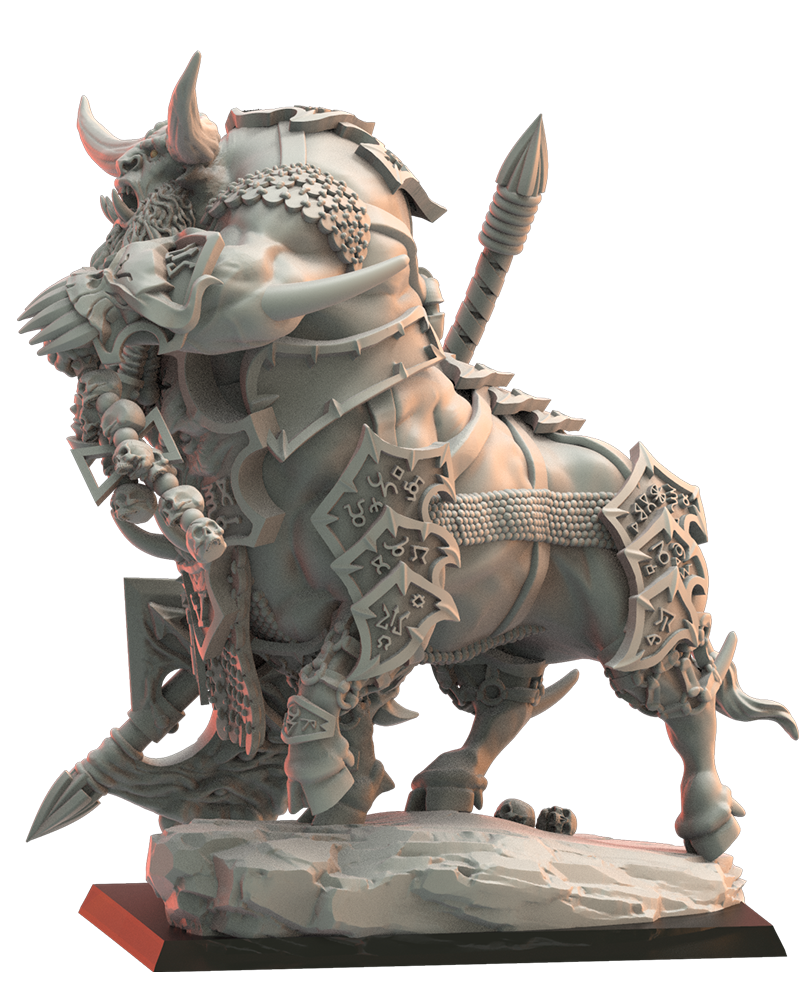Hurgroth, Taurukh Hero - Bull Centaur - TTRPG - Wargaming - Dungeons and Dragons