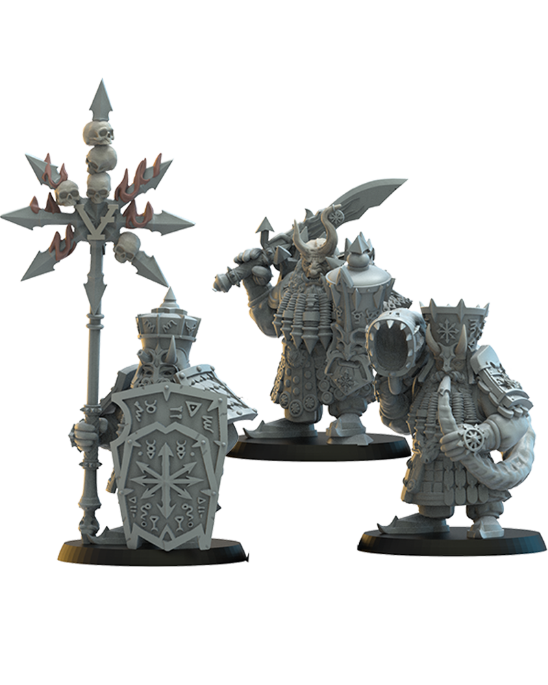Immortal Regiment CG (x3) - Chaos Dwarves - TTRPG - Wargaming - Dungeons and Dragons