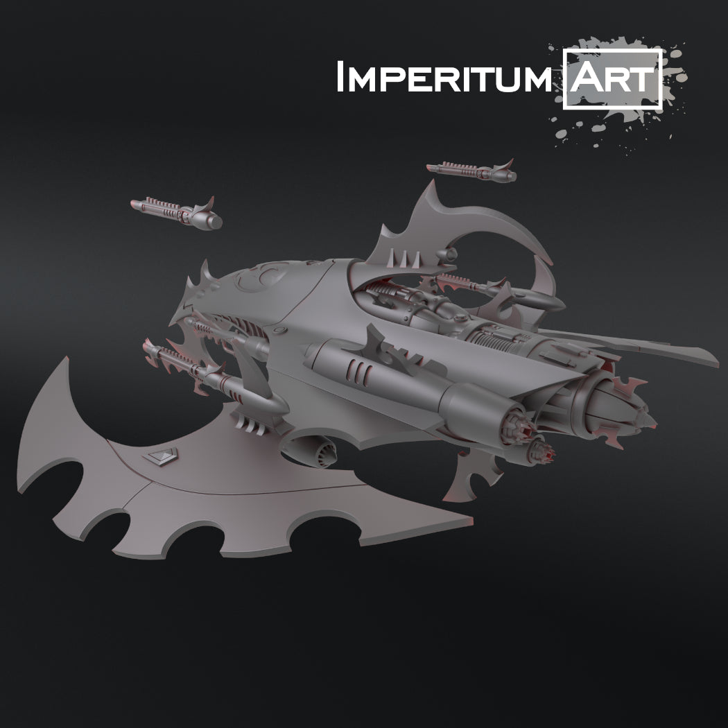 Jet -TTRPG/Wargaming/GrimDark/&nbsp;Compatible with Warhammer 40K - by Imperium Art Miniatures- Tabletop RPG Miniature - Roleplaying 3D Printed Fantasy Mini