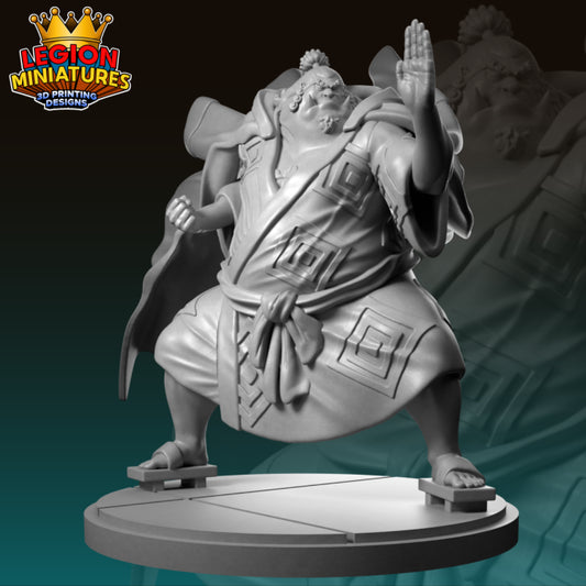 Jinbe - Tabletop RPG Miniature - Roleplaying 3D Printed Fantasy Mini