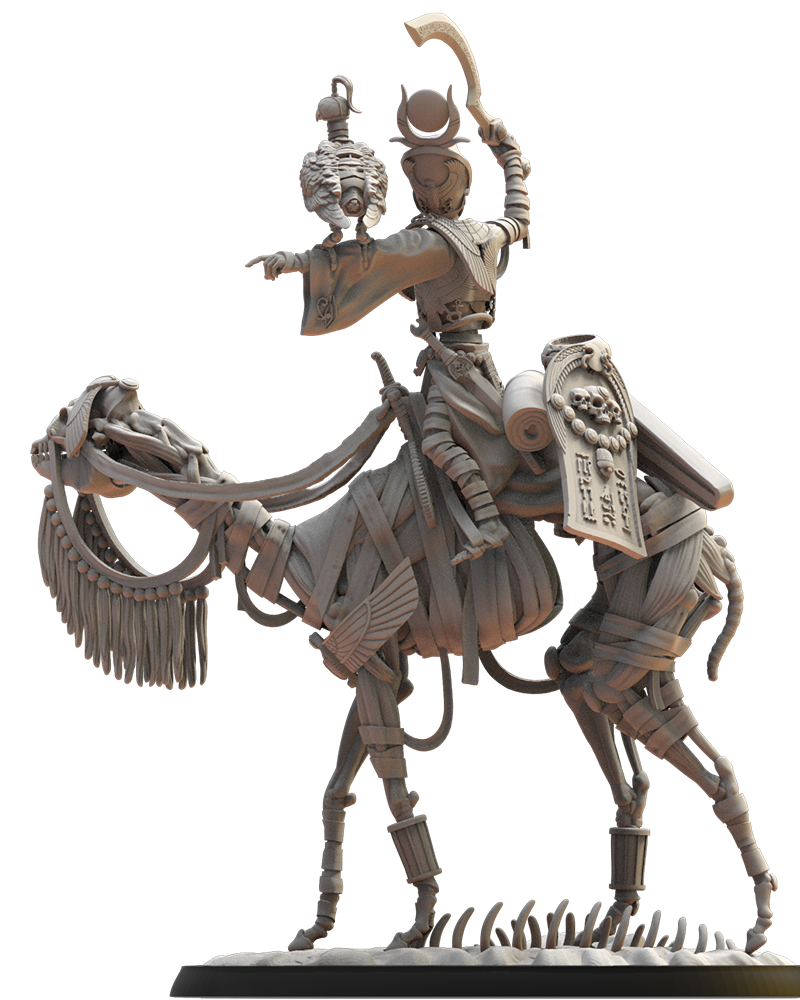 Khalid, the Eternal - Tomb Kings - Undead - TTRPG - Wargaming - Dungeons and Dragons