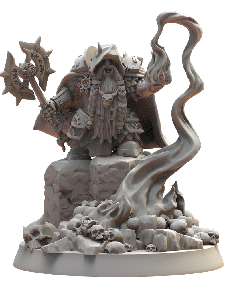 Khurin, the Disowned - Chaos Dwarf - TTRPG - Wargaming - Dungeons and Dragons