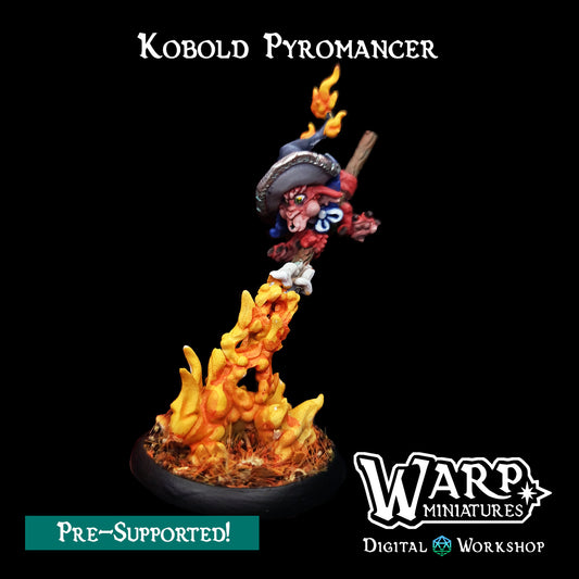 Kobold Pyromancer - TTRPG - Wargaming - Mordheim - Dungeons and Dragons