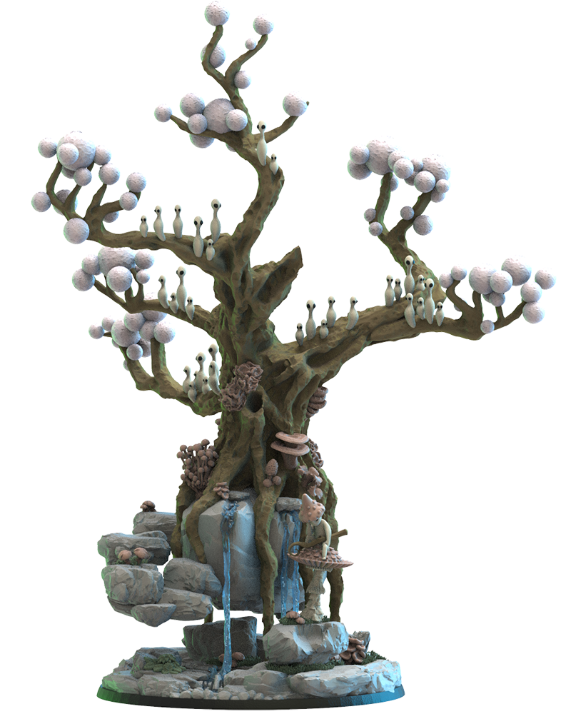 Kodama tree & Guardian - Trenant - TTRPG - Wargaming - Dungeons and Dragons