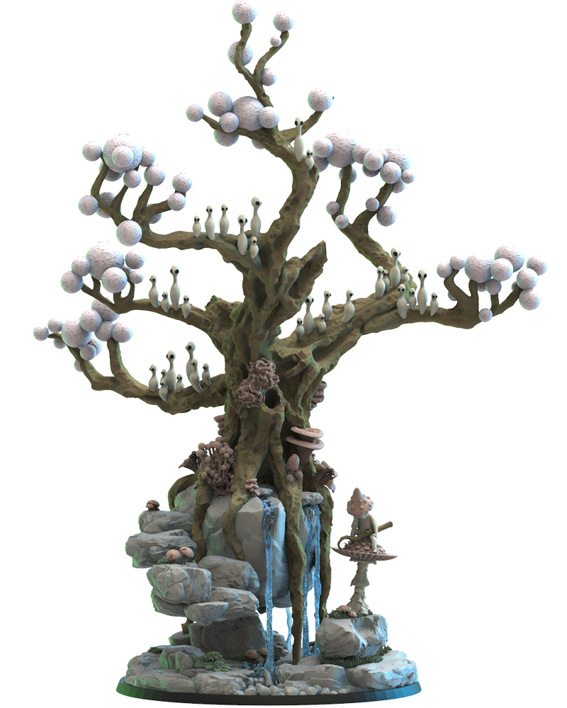 Kodama tree & Guardian - Trenant - TTRPG - Wargaming - Dungeons and Dragons