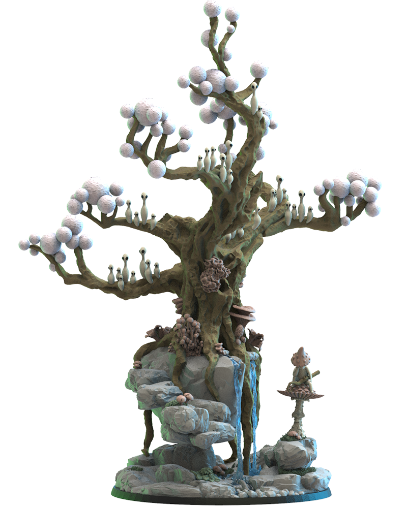 Kodama tree & Guardian - Trenant - TTRPG - Wargaming - Dungeons and Dragons