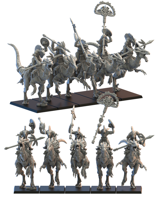 Ayokalotl with Lightning Engine - Lizard-Men - TTRPG - Wargaming - Dungeons and Dragons