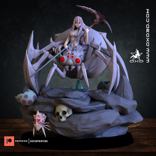 Drider - Kumoko - Dungeons and Dragons - Menzoberranzan - by OXO3D - Tabletop RPG Miniature - Roleplaying 3D Printed Fantasy Mini