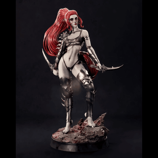 Lythiz - Dark Elf Sculpture (75mm to 500mm) - Unassembled/Unpainted/3D Print