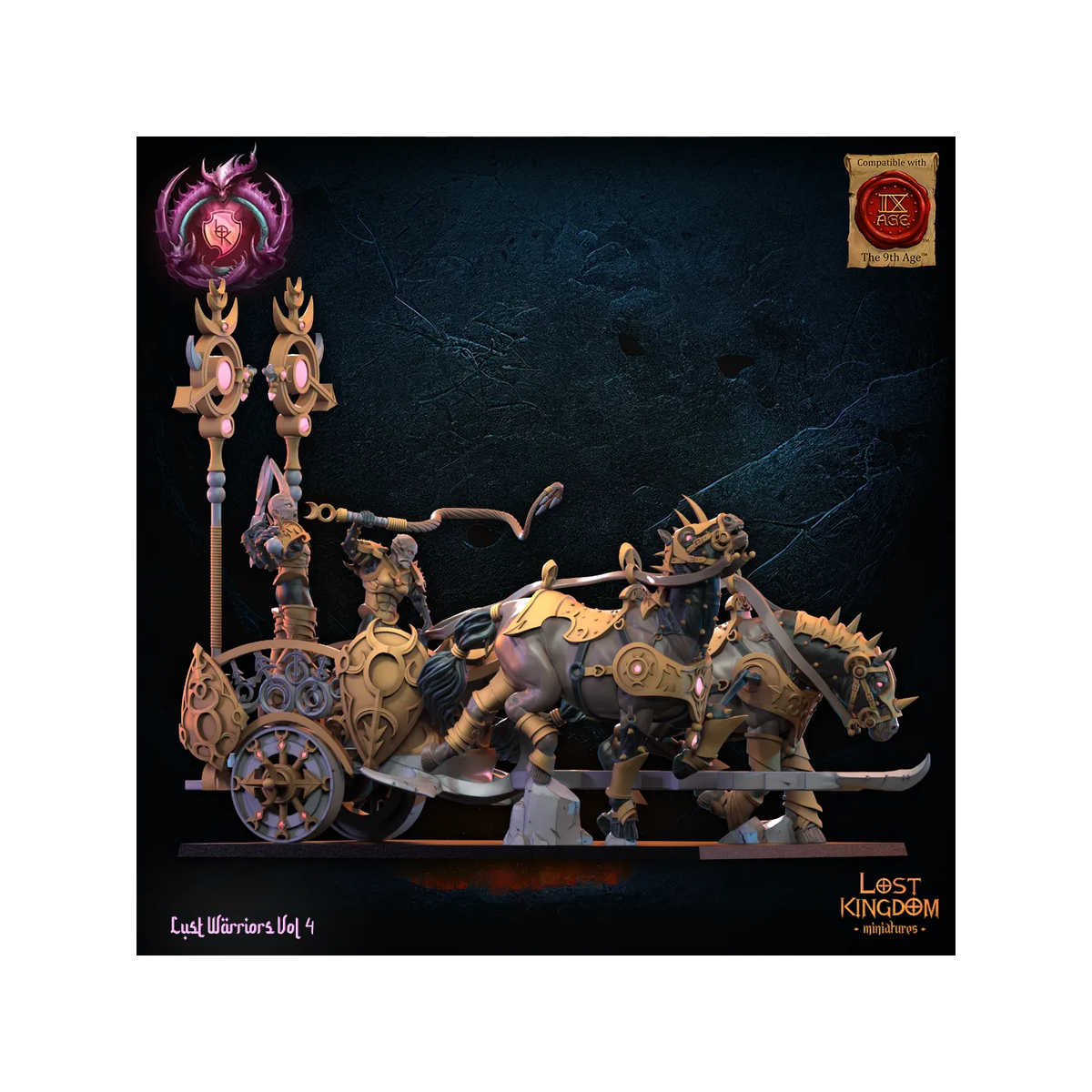 Lust Chosen Chariot - Lust Warriors - TTRPG - Wargaming - Dungeons and Dragons