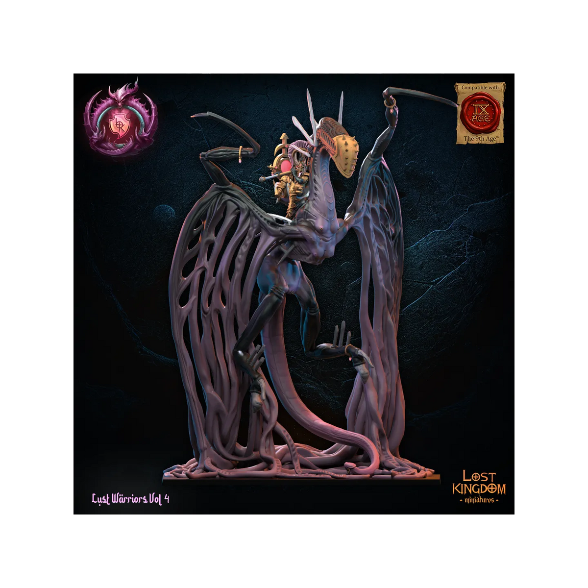 Skye, Lust Chosen on Depraved Dragon - Lust Warriors - TTRPG - Wargaming - Dungeon and Dragons