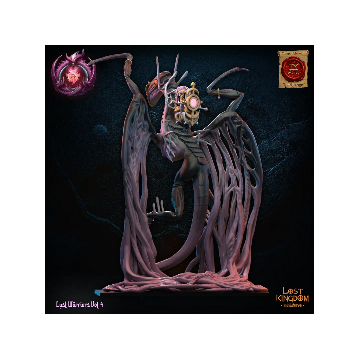 Skye, Lust Chosen on Depraved Dragon - Lust Warriors - TTRPG - Wargaming - Dungeon and Dragons
