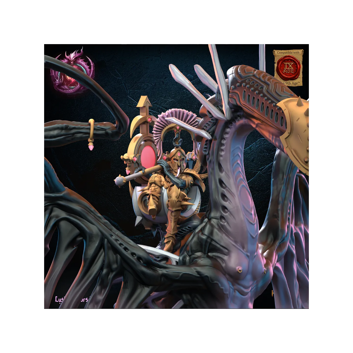 Skye, Lust Chosen on Depraved Dragon - Lust Warriors - TTRPG - Wargaming - Dungeon and Dragons