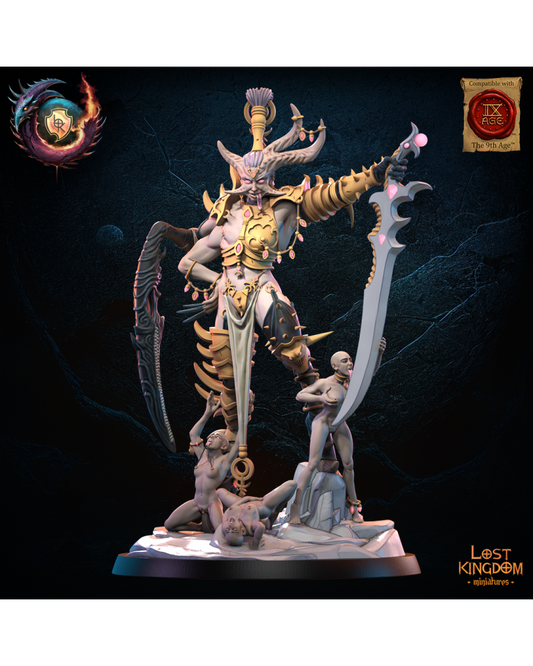 Héraut exalté de la Luxure - Guerriers des Dieux Sombres - JDR - Jeu de figurines - Donjons et Dragons