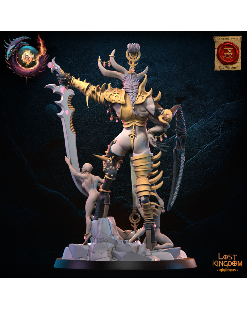Lust Exalted Herald - Warriors of the Dark Gods - TTRPG - Wargaming - Dungeons and Dragons