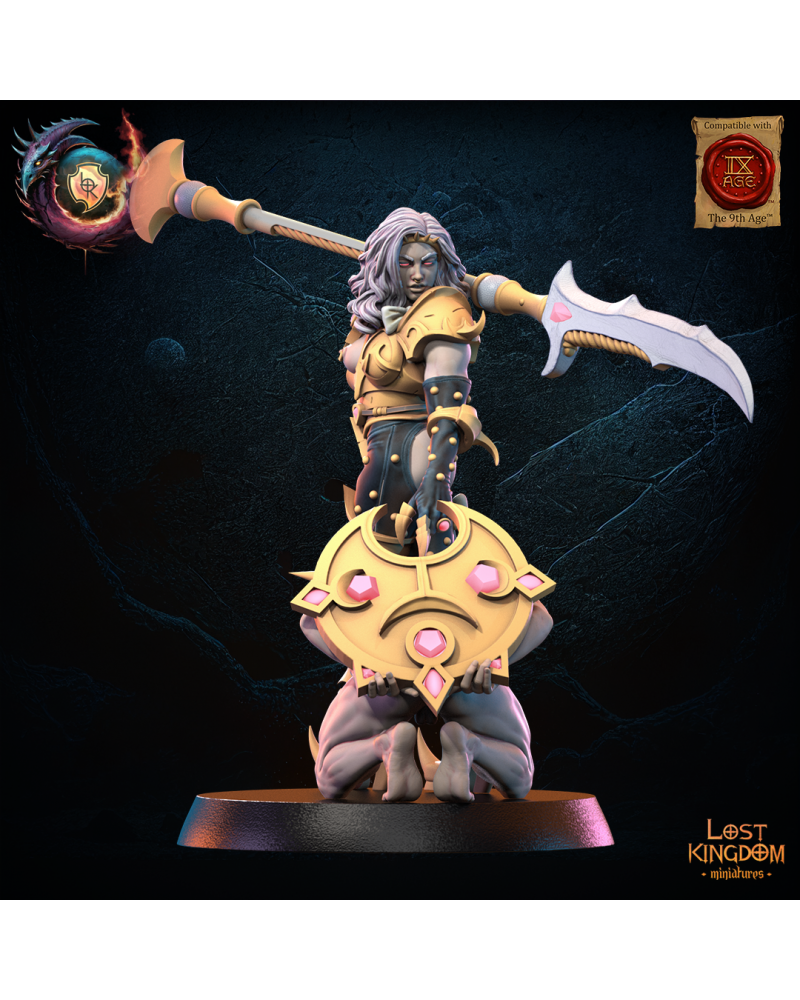 Lust Warrior Heroine - Warriors of the Dark Gods - TTRPG - Wargaming - Dungeons and Dragons