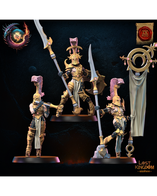 Lust Warriors CG (x3) - Guerriers des Dieux Sombres - JDR - Wargaming - Donjons et Dragons