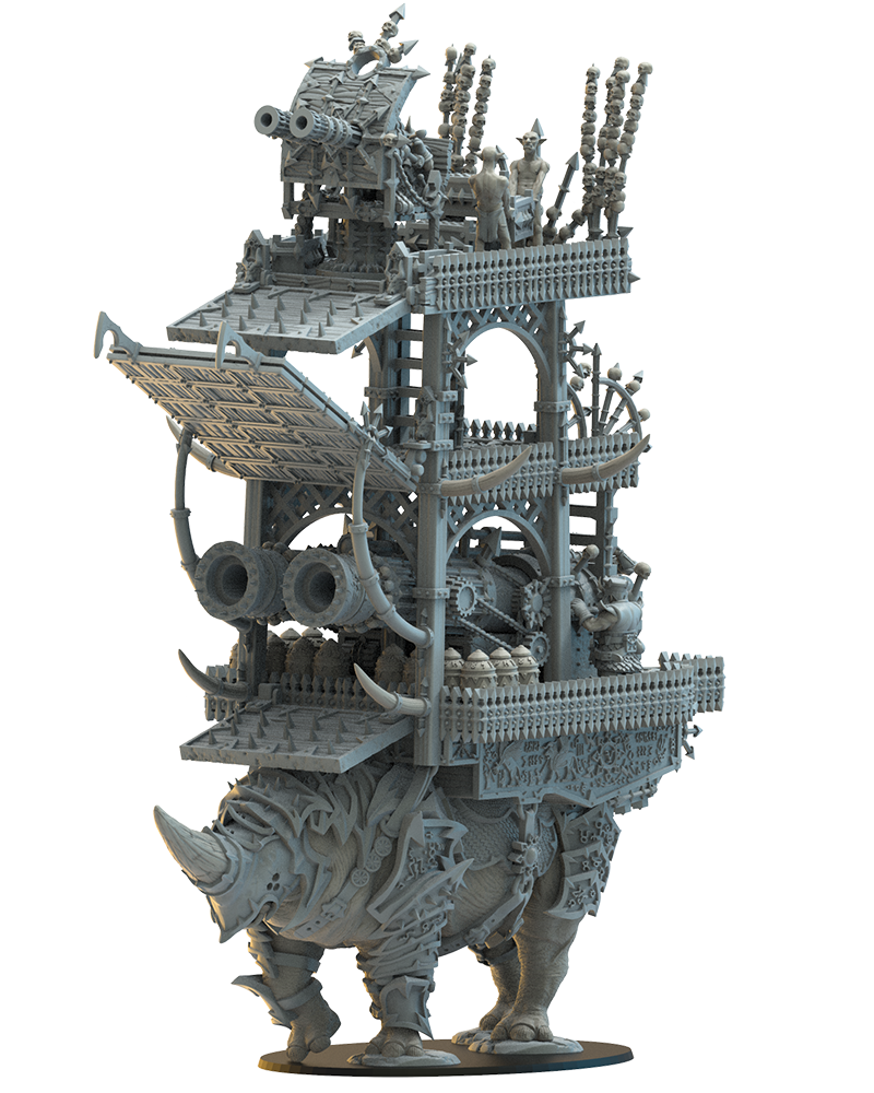 Tour de siège Magmhôrin - Nains du Chaos - JDR - Wargaming - Donjons et Dragons