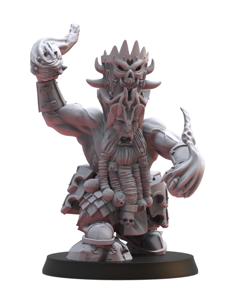 Magmhôrin Sorcerer - Chaos Dwarf - TTRPG - Wargaming - Dungeons and Dragons