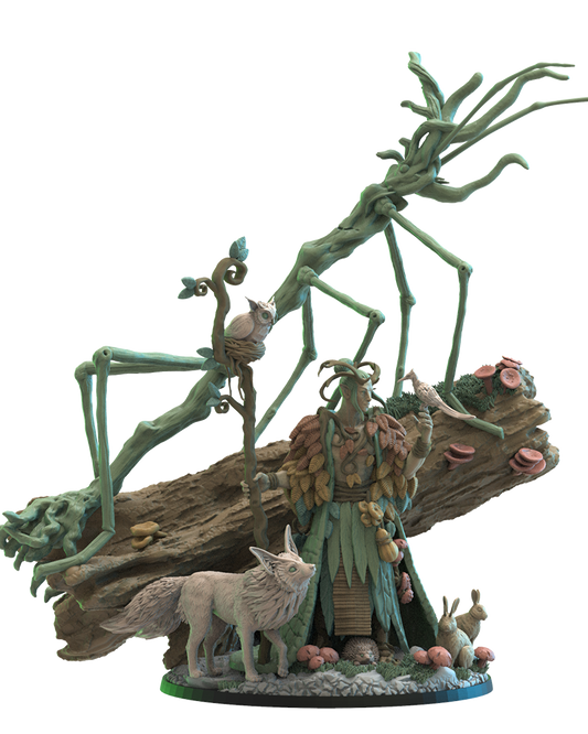 Masaki, Ancient Druid - Wood Elf - TTRPG - Wargaming - Dungeons and Dragons