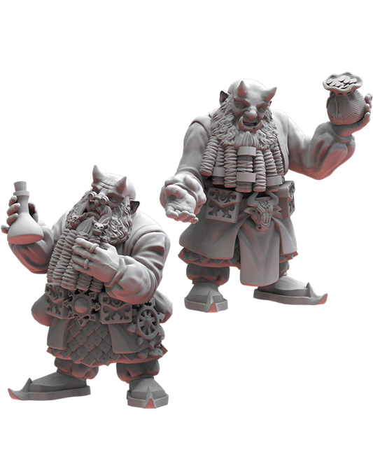 Merchants (x2) - Chaos Dwarves - TTRPG - Wargaming - Dungeons and Dragons