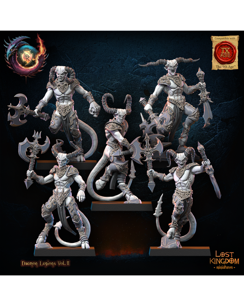 Myrmidons (x10) - Guerriers des Dieux Sombres - JDR - Wargaming - Donjons et Dragons