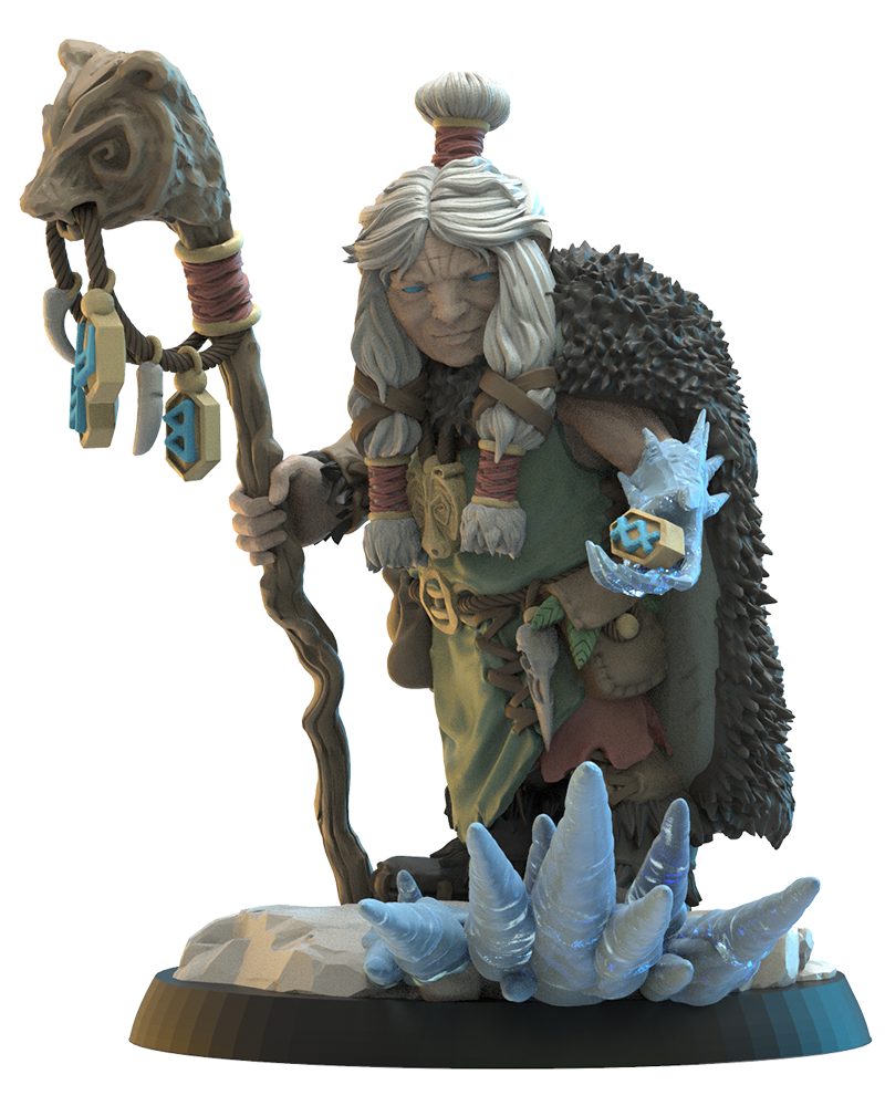 Nanna, the Runemaster - Dwarf - TTRPG - Wargaming - LOTR - Dungeons and Dragons
