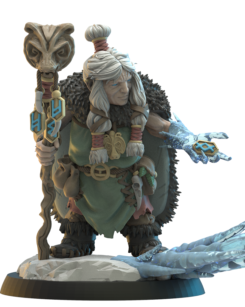 Nanna, the Runemaster - Dwarf - TTRPG - Wargaming - LOTR - Dungeons and Dragons