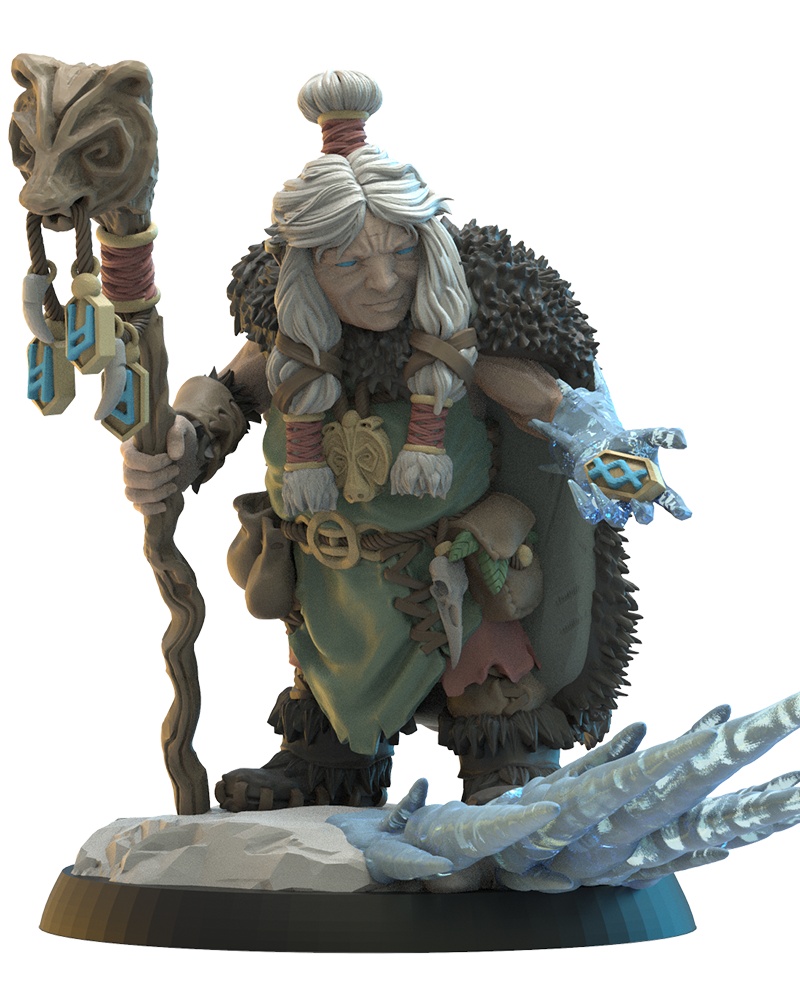 Nanna, the Runemaster - Dwarf - TTRPG - Wargaming - LOTR - Dungeons and Dragons