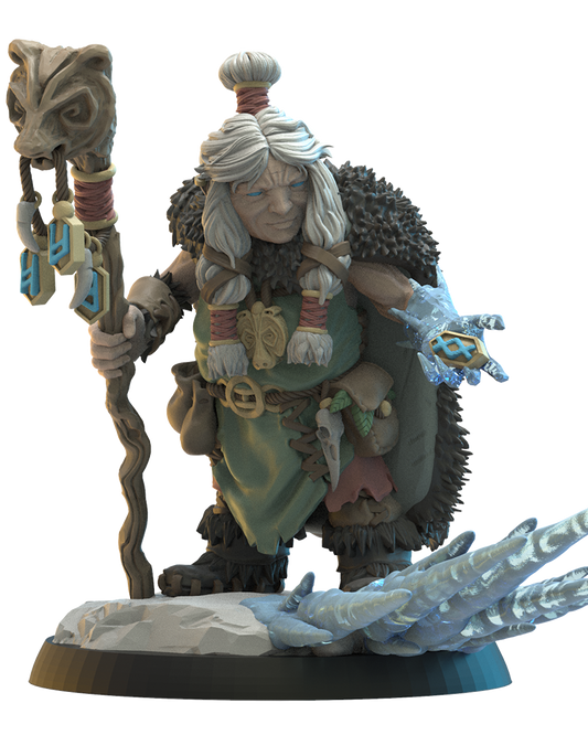 Nanna, the Runemaster - Dwarf - TTRPG - Wargaming - LOTR - Dungeons and Dragons