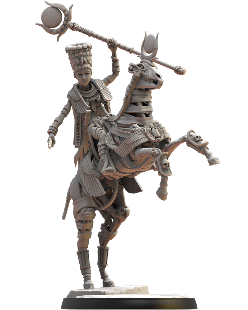 Nefertari, the Priestess - Tomb Kings - Undead - TTRPG - Wargaming - Dungeons and Dragons