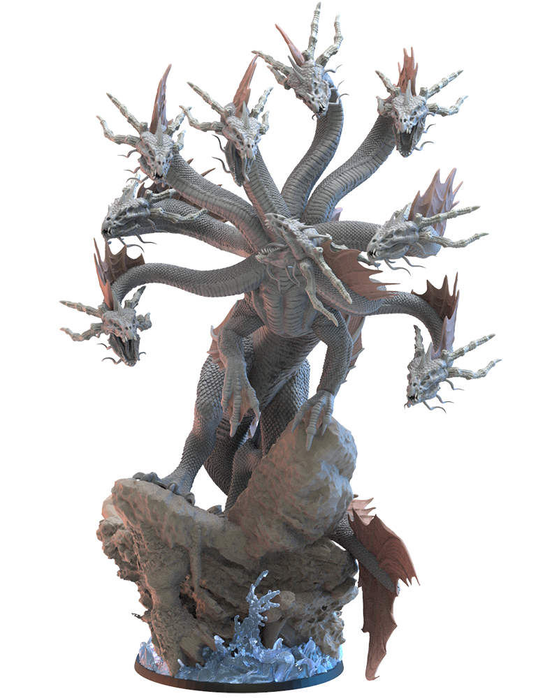 Nigh Elves Haidora - Hydra - TTRPG - Wargaming - Dungeons and Dragons