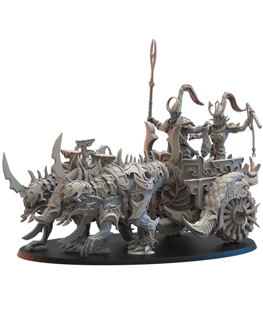 Night Elves Kyōryū Chariot - TTRPG - Wargaming - Dungeons and Dragons