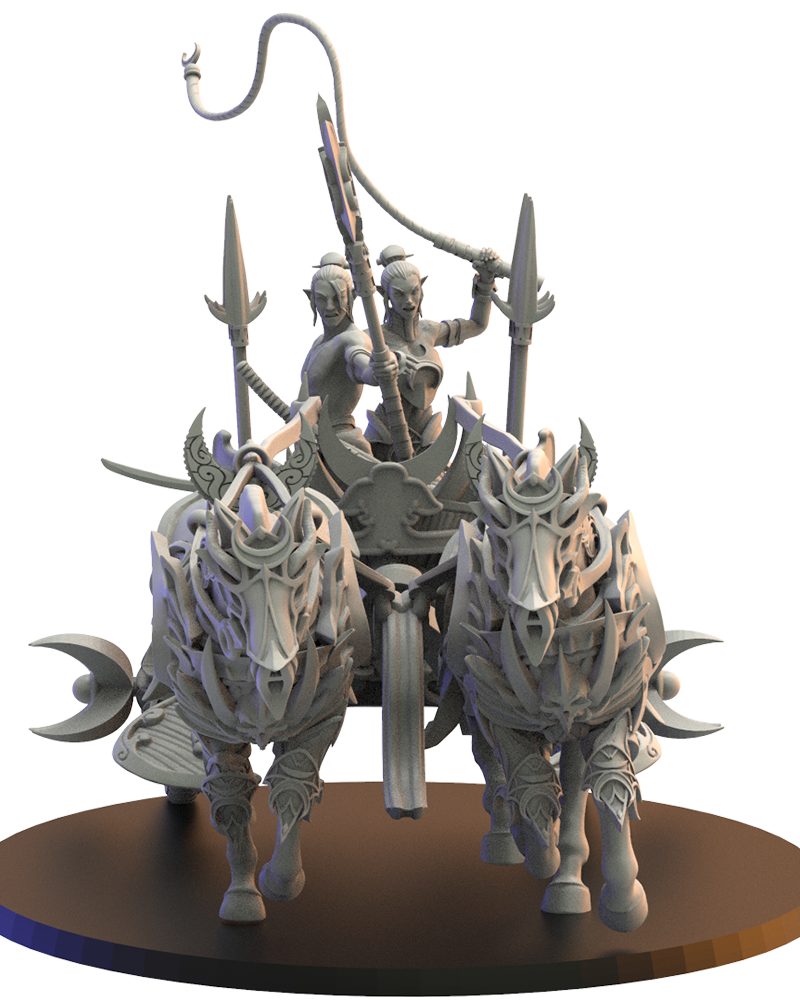 Night Elves War Chariot - TTRPG - Wargaming - Dungeons and Dragons