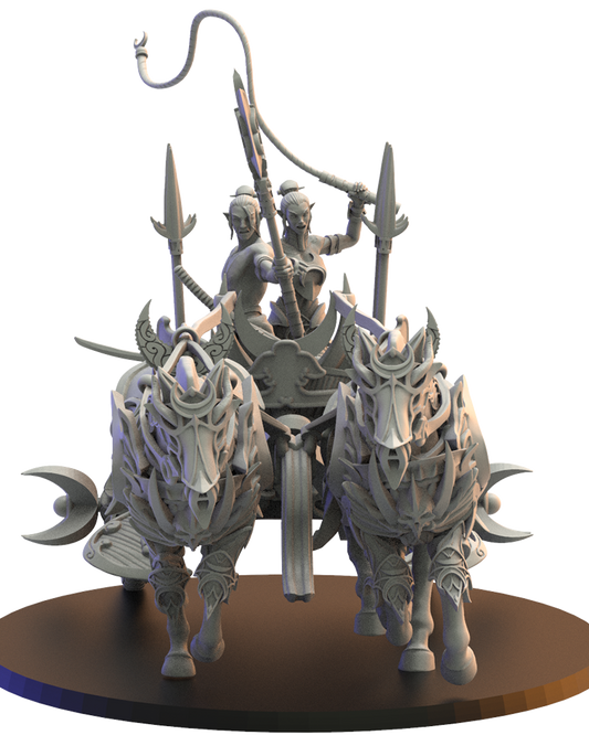 Night Elves War Chariot - TTRPG - Wargaming - Dungeons and Dragons