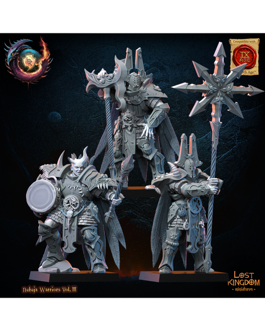 Nukuja Chosen CG (x3) Guerriers des Dieux Sombres - JdR - Wargaming - Donjons et Dragons