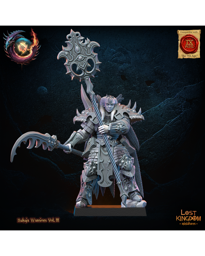 Nukuja Chosen Sorceress - Warriors of the Dark Gods - TTRPG - Wargaming - Dungeons and Dragons