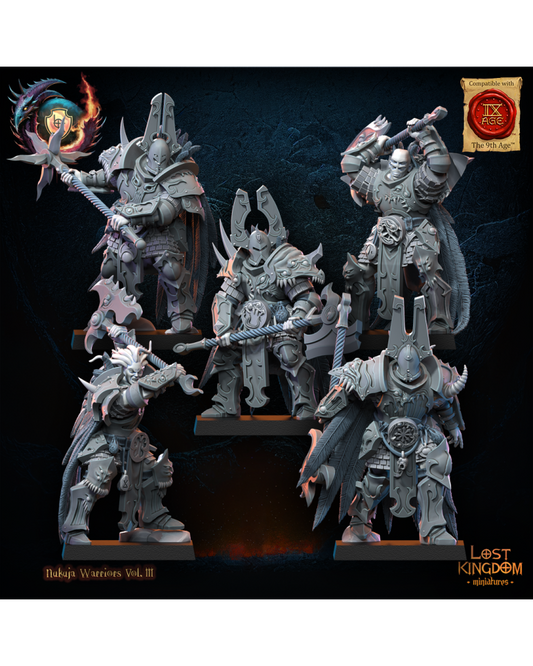 Nukuja Chosen (x5) - Guerriers des Dieux Sombres - JDR - Wargaming - Donjons et Dragons