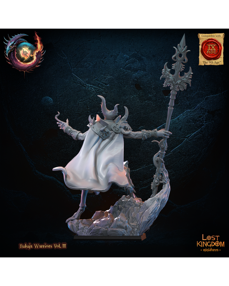 Nukuja Exalted Herald - Warriors of the Dark Gods - TTRPG - Wargaming - Dungeons and Dragons