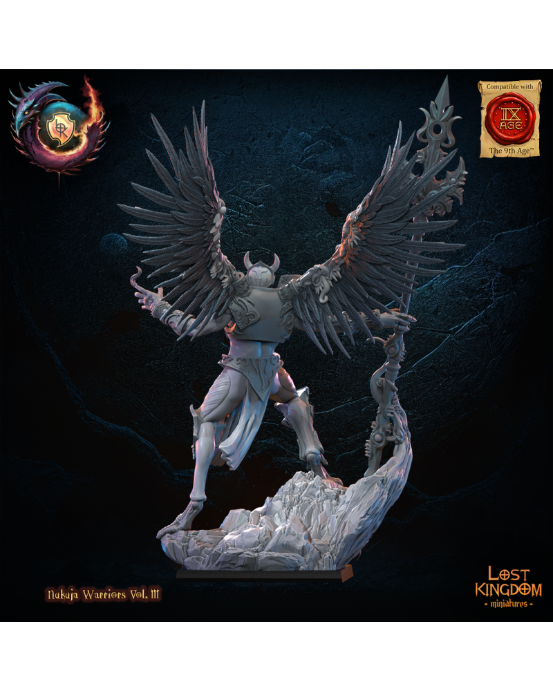 Nukuja Exalted Herald - Warriors of the Dark Gods - TTRPG - Wargaming - Dungeons and Dragons