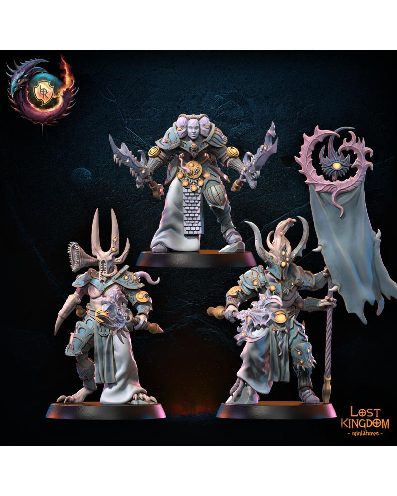 Nukuja Fallen Regiment CG (x3) - Warriors of the Dark Gods - TTRPG - Wargaming - Dungeons and Dragons