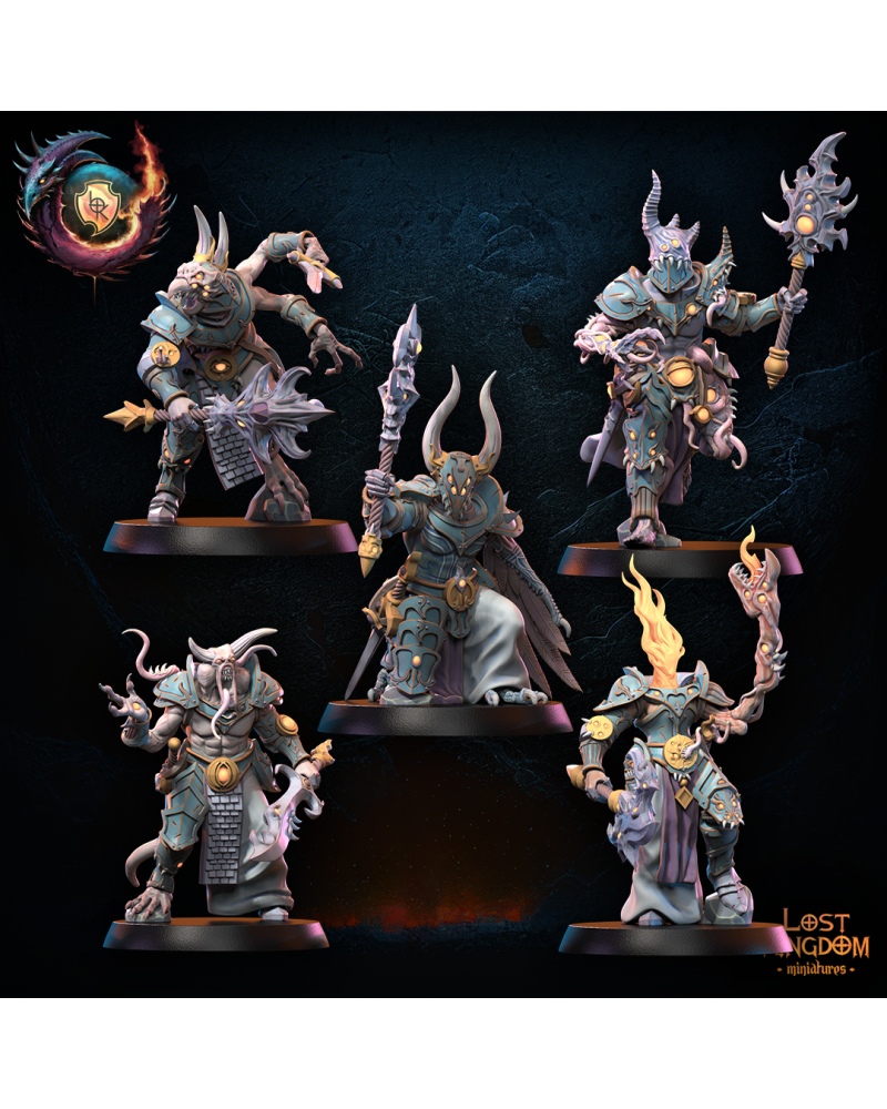 Nukuja Fallen Regiment (x10) - Warriors of the Dark Gods - TTRPG - Wargaming - Dungeons and Dragons