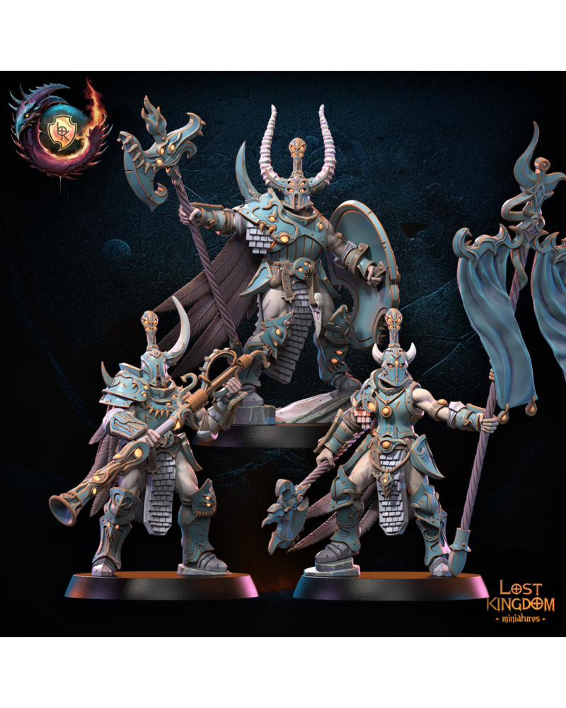Nukuja Warriors CG (x3) - Warriors of the Dark Gods - TTRPG - Wargaming - Dungeons and Dragons